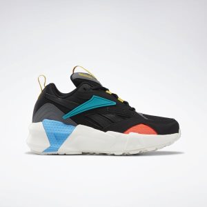 Adidasy Damskie Reebok Aztrek Double Nu Pops Czarne/Turkusowe PL 13YIHZB